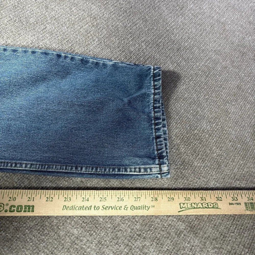 Levi's 505 Jeans Mens 35x29 Regular Fit Straight Light Blue Denim Cotton Y2K